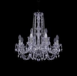 Bohemia Ivele Crystal Люстра Bohemia 1402/8+4/195/h-60 Ni