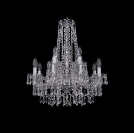 Bohemia Ivele Crystal Люстра Bohemia 1403/8+4/195/h-60 Ni