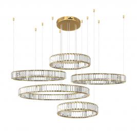Подвесной светильник Loft IT Crystal ring 10135/5 Gold