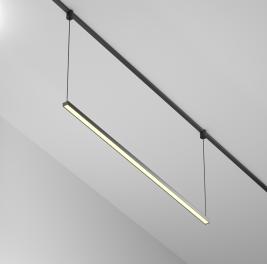 Трековый подвесной светильник Maytoni Technical Elasity 3000K Basis TR170-1-52W3K-B
