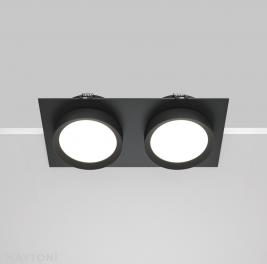Точечный светильник Maytoni Hoop  DL086-02-GX53-SQ-B