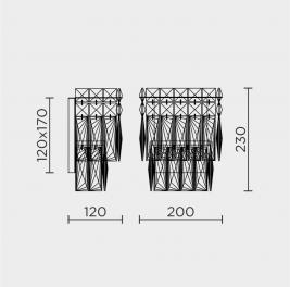 Бра Modelux  ML.7084.230 CR