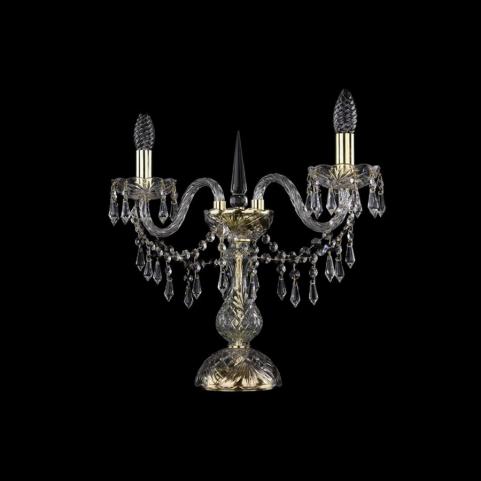 Bohemia Ivele Crystal Настольный светильник Bohemia 1403L/2/141-39 G