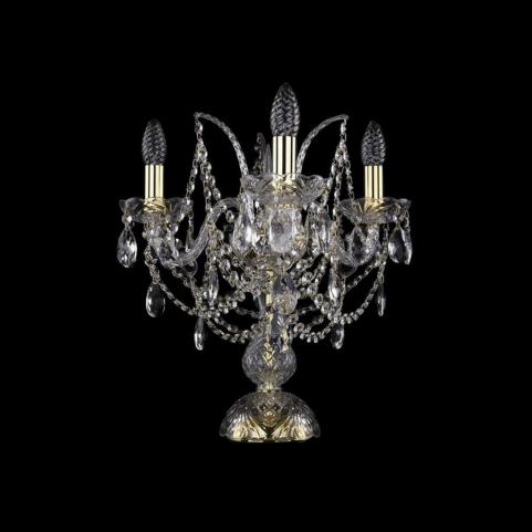 Bohemia Ivele Crystal Настольный светильник Bohemia 1411L/3/141-39 G