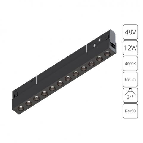 Магнитный трековый светильник Arte Lamp Expert A5724PL-1BK