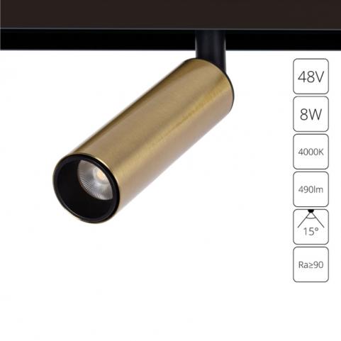 Магнитный трековый светильник Arte Lamp Linea 4000К A4660PL-1AB