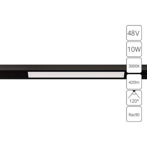 Магнитный трековый светильник Arte Lamp Optima 3000К A7283PL-1BK