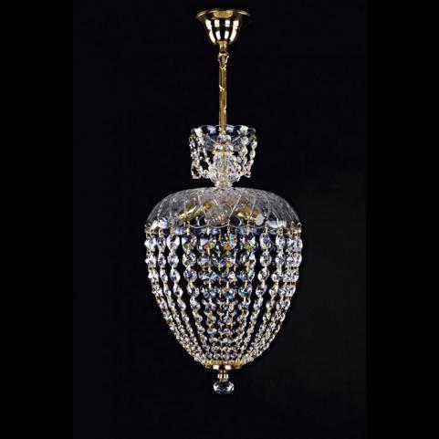 Подвесной светильник Art Glass VIVIEN III. CHAIN NICKEL CE