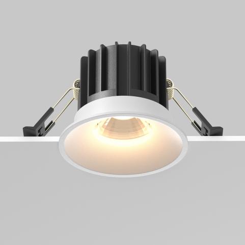 Точечный светильник Maytoni Technical Downlight 3000K Round DL058-12W3K-W