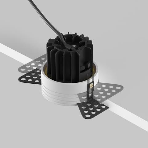 Точечный светильник Maytoni Technical Downlight 3000K Round DL058-7W3K-TRS-BS