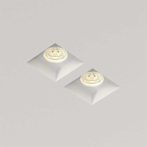 Точечный светильник Stellanova Maia Duo Flat гипсовый SN 021
