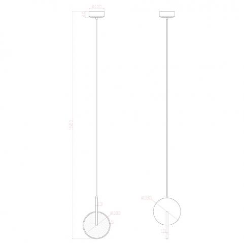 Светильник подвесной Arte Lamp Hannah A1916SP-1GO