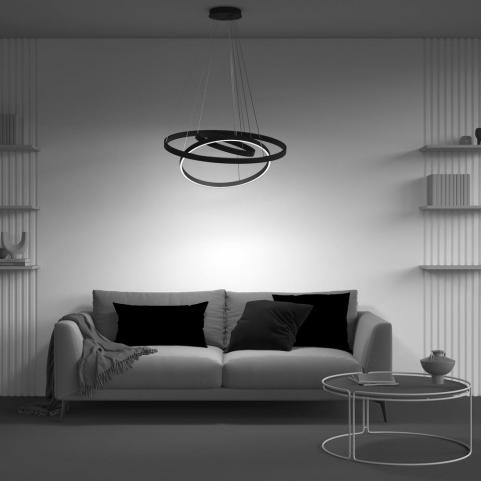 Подвесной светильник Maytoni Rim  MOD058PL-L100BK