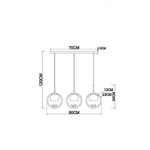 Подвесной светильник Arte Lamp Caprice A4182SP-3BR