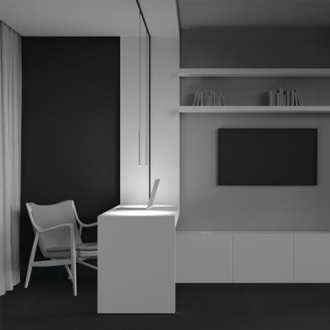 Трековый подвесной светильник Maytoni Technical Levity 2700К Skim TR191-1-3W2.7K-M-BW