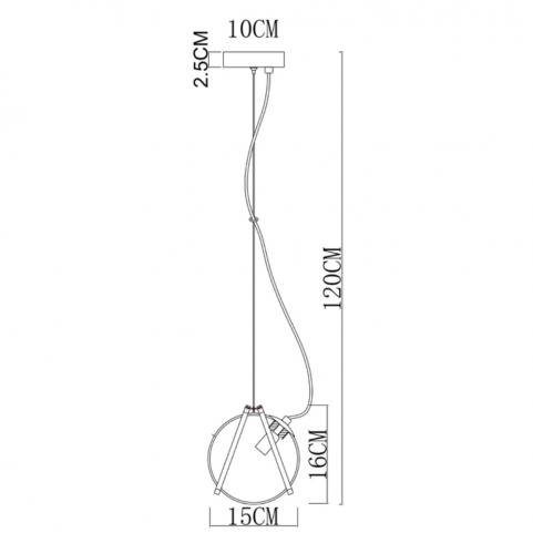 Светильник подвесной Divinare Hazel 5015/17 SP-1