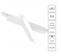 Магнитный трековый светильник Arte Lamp Rapid Smart 2700-6000К A2960PL-1WH