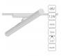 Магнитный трековый светильник Arte Lamp Rapid 4000К A6165PL-1WH