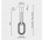 Подвесной светильник Modelux  3000-6000K ML.9040.640 CR