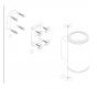 Настенный уличный светильник Maytoni Shim O303WL-L10GF3K