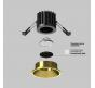 Точечный светильник Maytoni Technical Downlight 3000K Round DL058-7W3K-BS