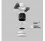 Точечный светильник Maytoni Technical Downlight 3000K Round DL058-7W3K-TRS-W