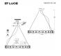 Подвесной светильник ST Luce Swatch 4000K SL6133.313.16