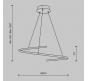 Подвесной светильник Maytoni Curve MOD242PL-L33BK