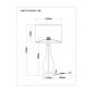 Настольный светильник Arte Lamp Naos A5043LT-1BK