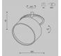 Точечный светильник Maytoni Technical Downlight 3000K Onda DL024-12W3K-W