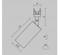 Уличный трековый светильник Maytoni Outdoor Focus  O-TR01-1-S-16WB3K