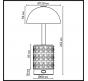 Настольный светильник Odeon Light Lulu 3000 5453/3TL