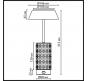 Настольный светильник Odeon Light Lulu 3000 5454/8TLA