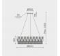 Подвесной светильник Modelux  ML.7039.600 GD